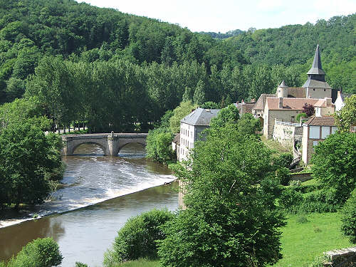 La Celle Dunoise village view